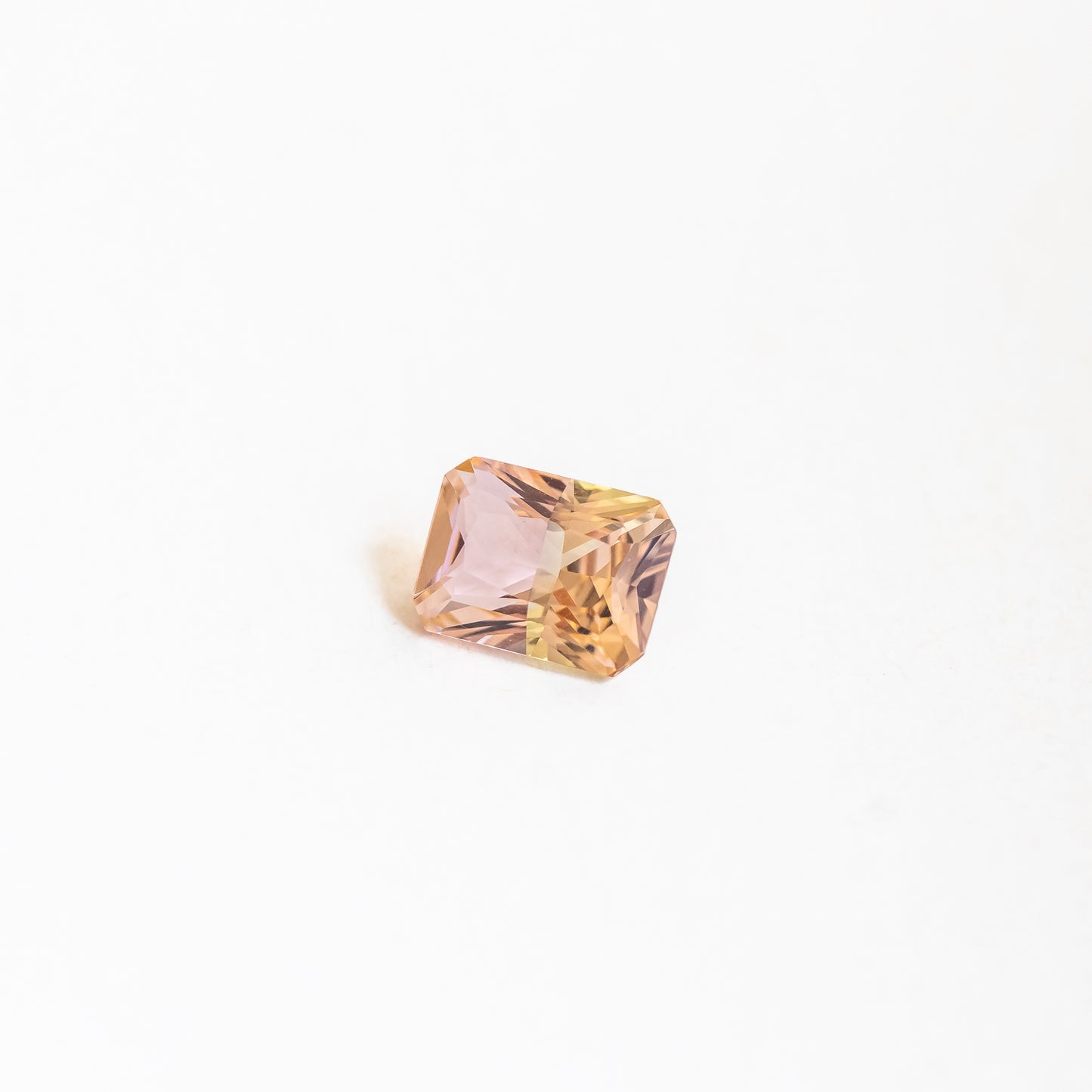 Nanosital Bi-color Champagne-Yellow #777+E-399 Octagon 12*10 mm, 8*6 mm