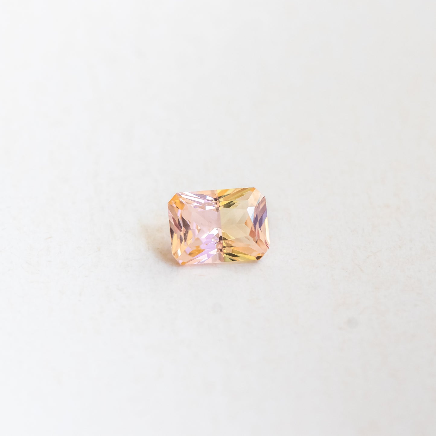 Nanosital Bi-color Champagne-Yellow #777+E-399 Octagon 12*10 mm, 8*6 mm