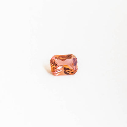 Nanosital #E-96 Padparadscha Octagon 12*10 mm, 8*6 mm