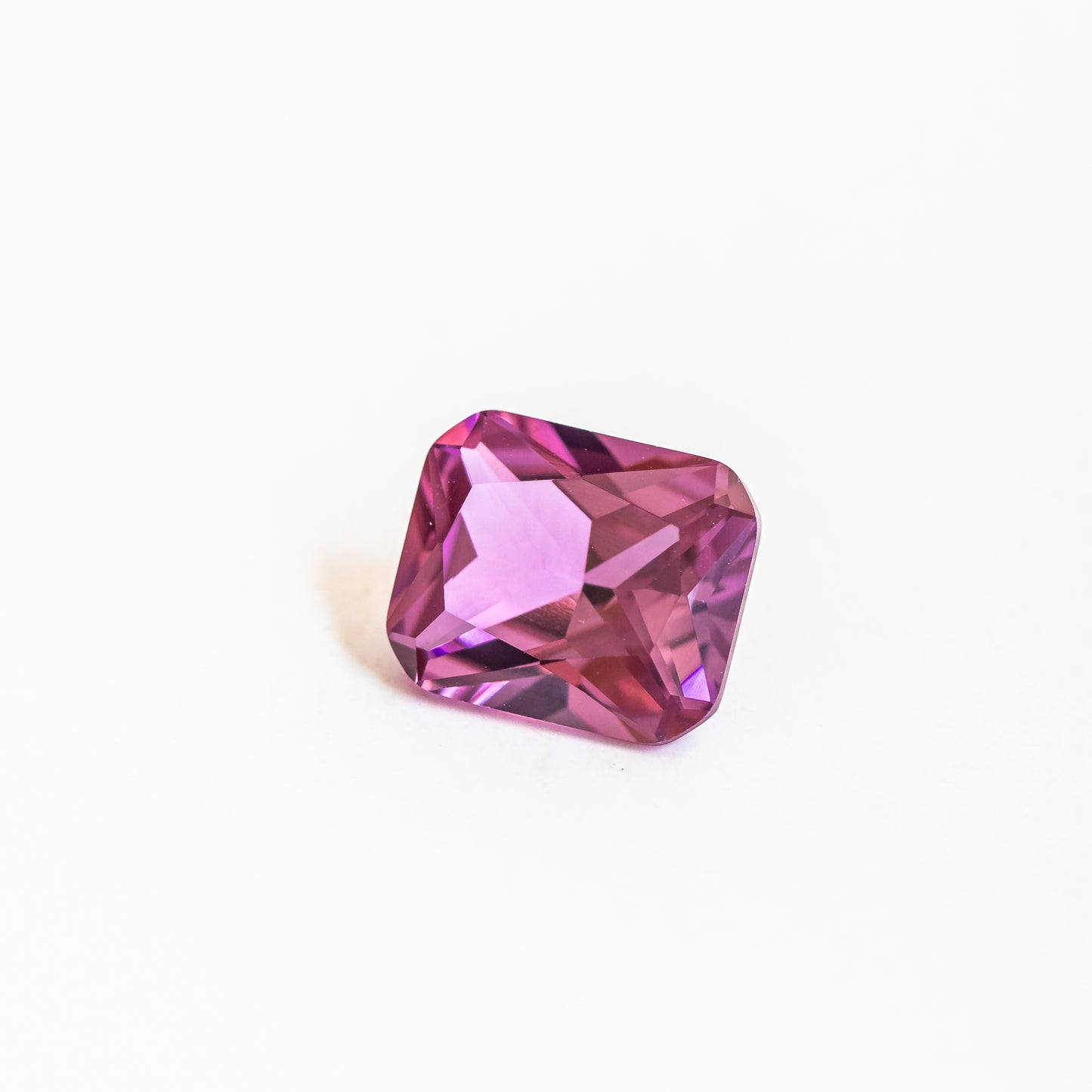Nanosital #A-2449 Rhodolite Octagon 12*10 mm, 8*6 mm