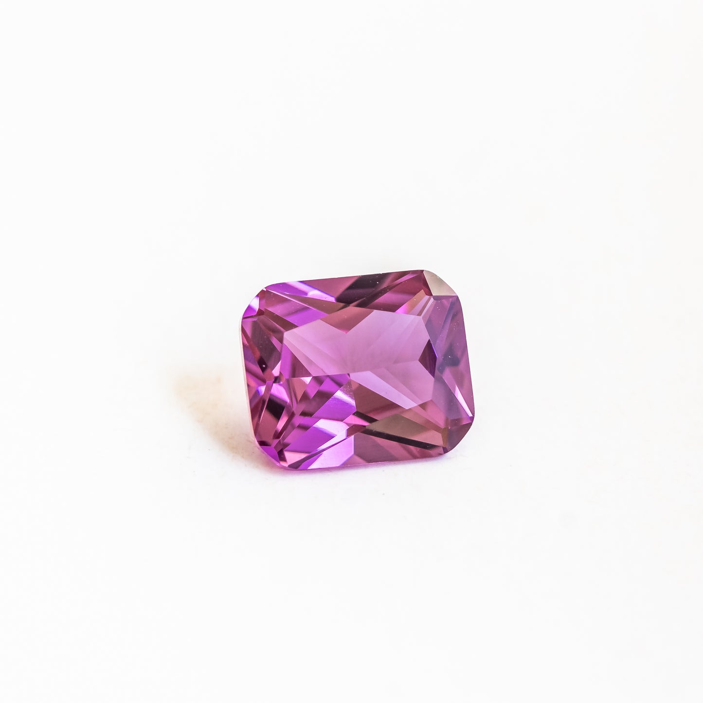 Nanosital #A-2449 Rhodolite Octagon 12*10 mm, 8*6 mm