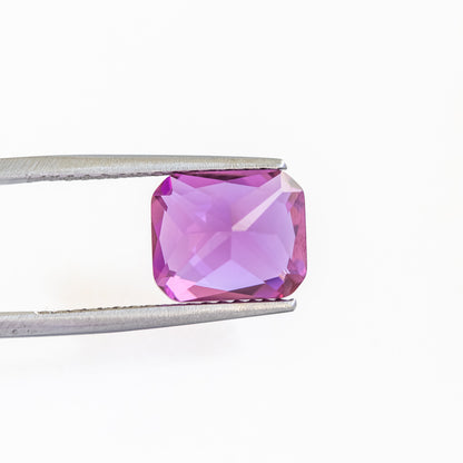 Nanosital #A-2449 Rhodolite Octagon 12*10 mm, 8*6 mm