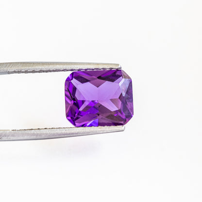 Nanosital #A-2299 Amethyst Medium Octagon 12*10 mm, 8*6 mm