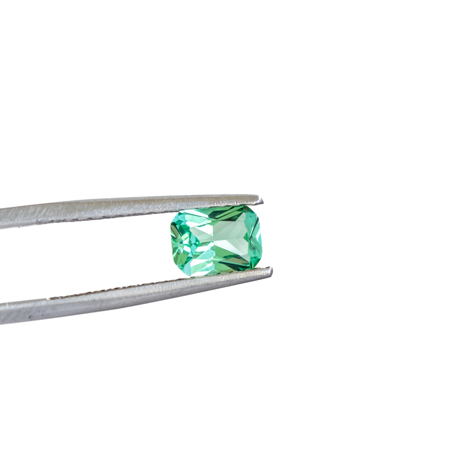Nanosital #A-785 Emerald Super Light  Octagon 12*10 mm, 8*6 mm