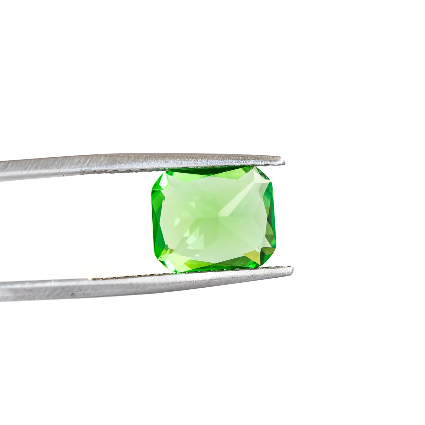 Nanosital #A-3855 Tsavorite Octagon 12*10 mm, 8*6 mm