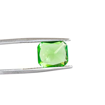 Nanosital #A-3855 Tsavorite Octagon 12*10 mm, 8*6 mm