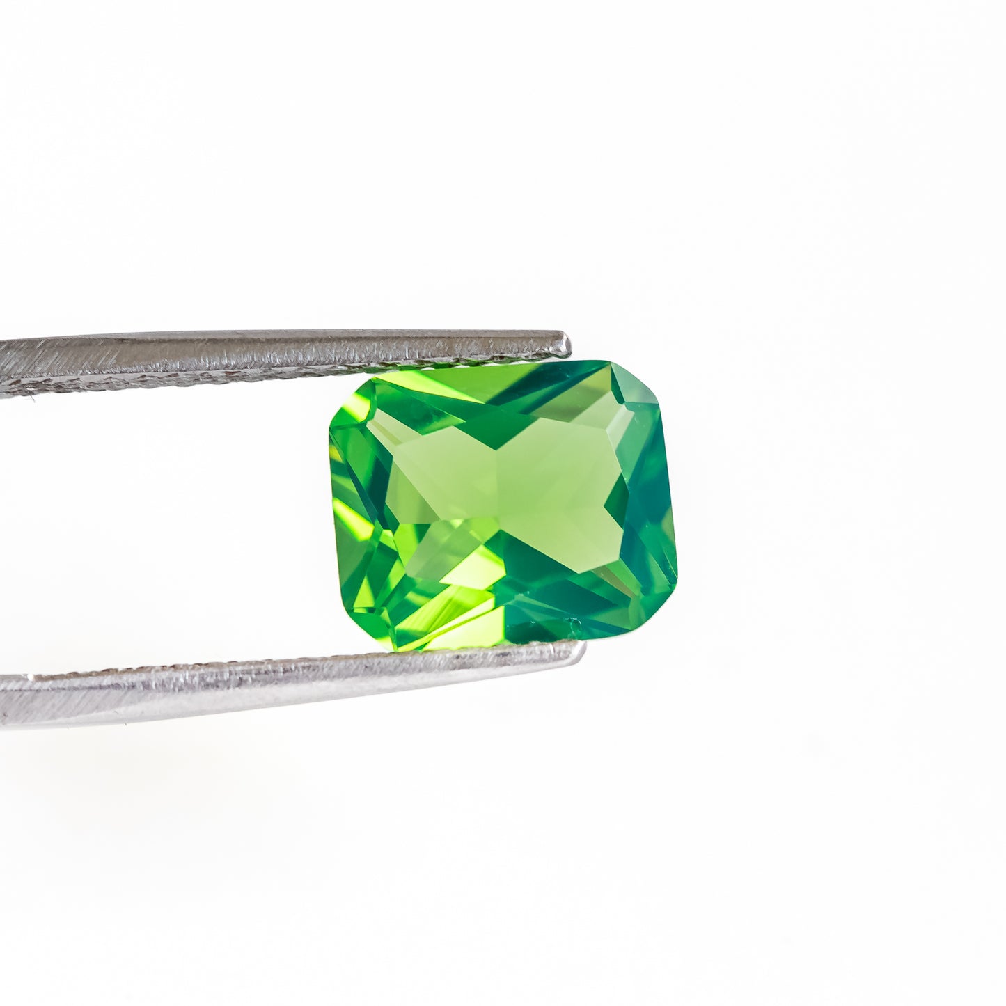 Nanosital #A-9825/2 Apple Green Medium Octagon 12*10 mm