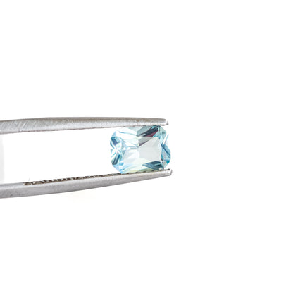 Nanosital #A-150 Aquamarine Octagon 12*10 mm, 8*6 mm