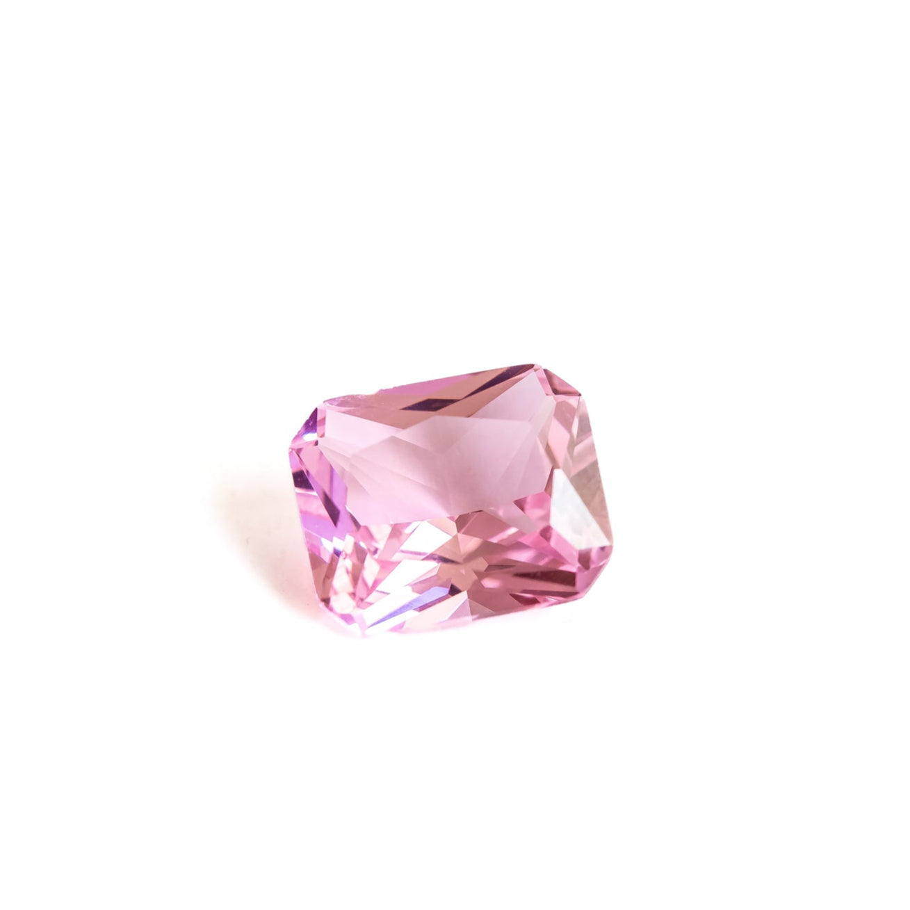 Nanosital #A-1255 Pink Extra Octagon 12*10 mm, 8*6 mm