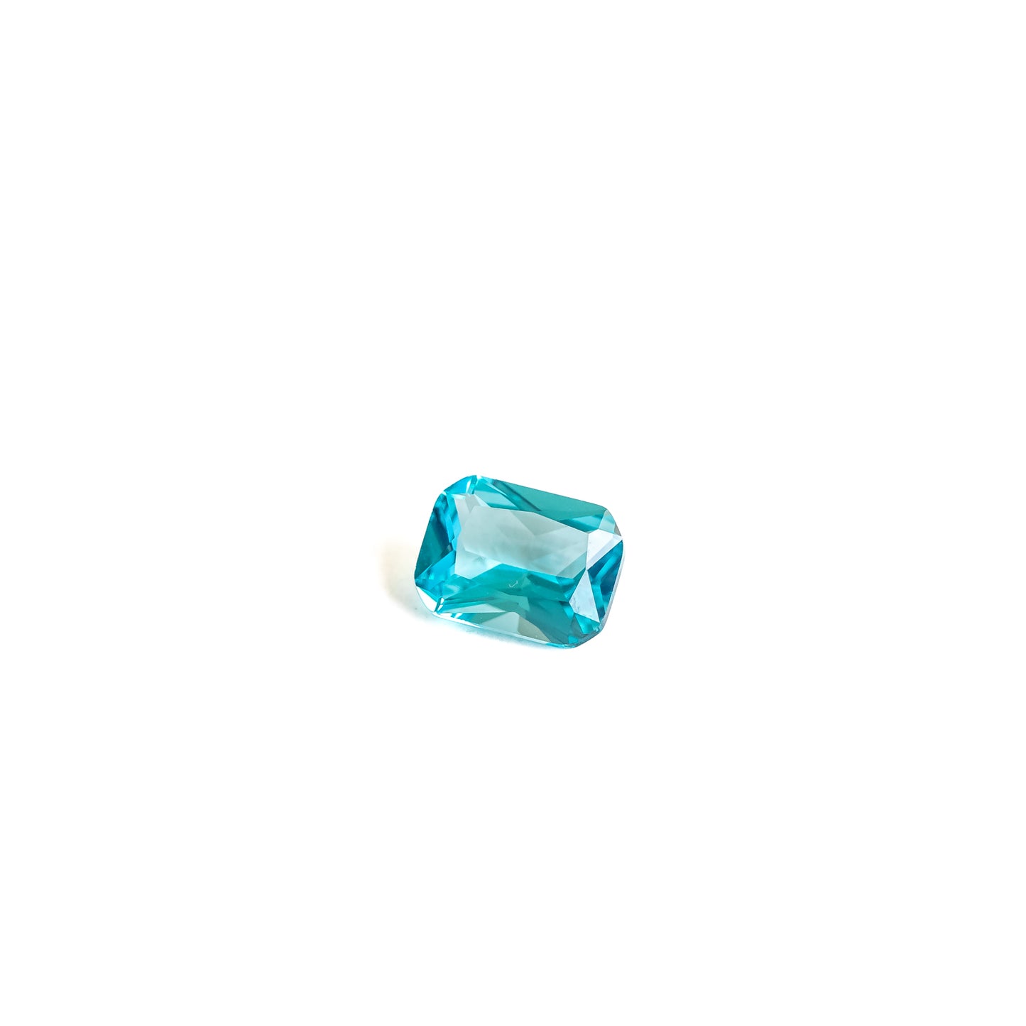 Nanosital #B-6204 Paraiba Neon Octagon 12*10 mm, 8*6 mm