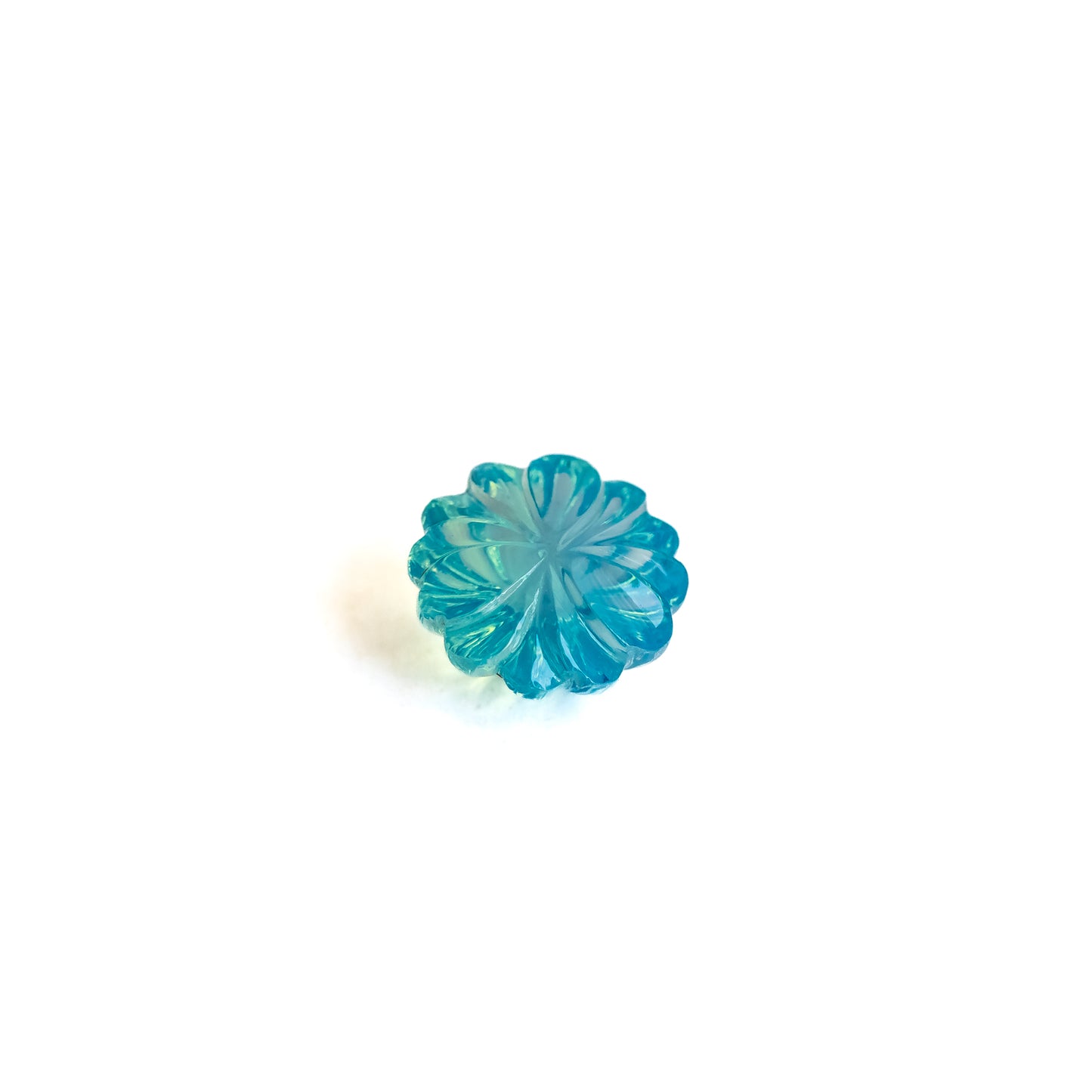 Nanosital #003 Blue Opal Flower 12 mm
