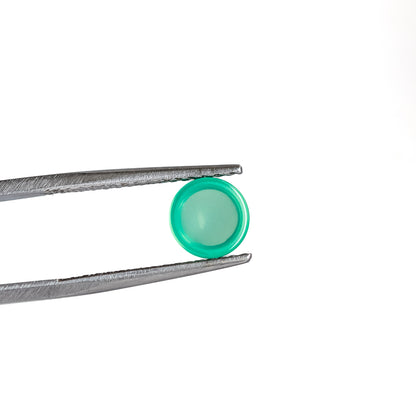 Nanosital #E-170 Spinel Mint Round Cabochon 8 mm, 6 mm , 5 mm