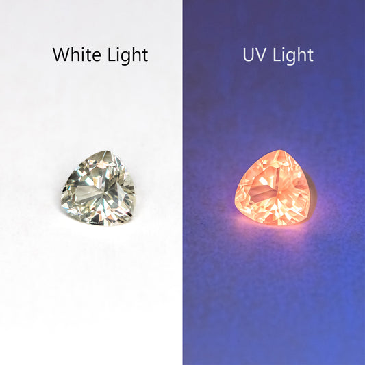 Nanosital #E-377 UV Very Light Yellow Trillion 10*10 mm