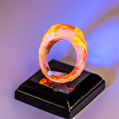 Nanosital UV Ring White, Yellow, Pink and Champagne size 17.5 m , US size 7