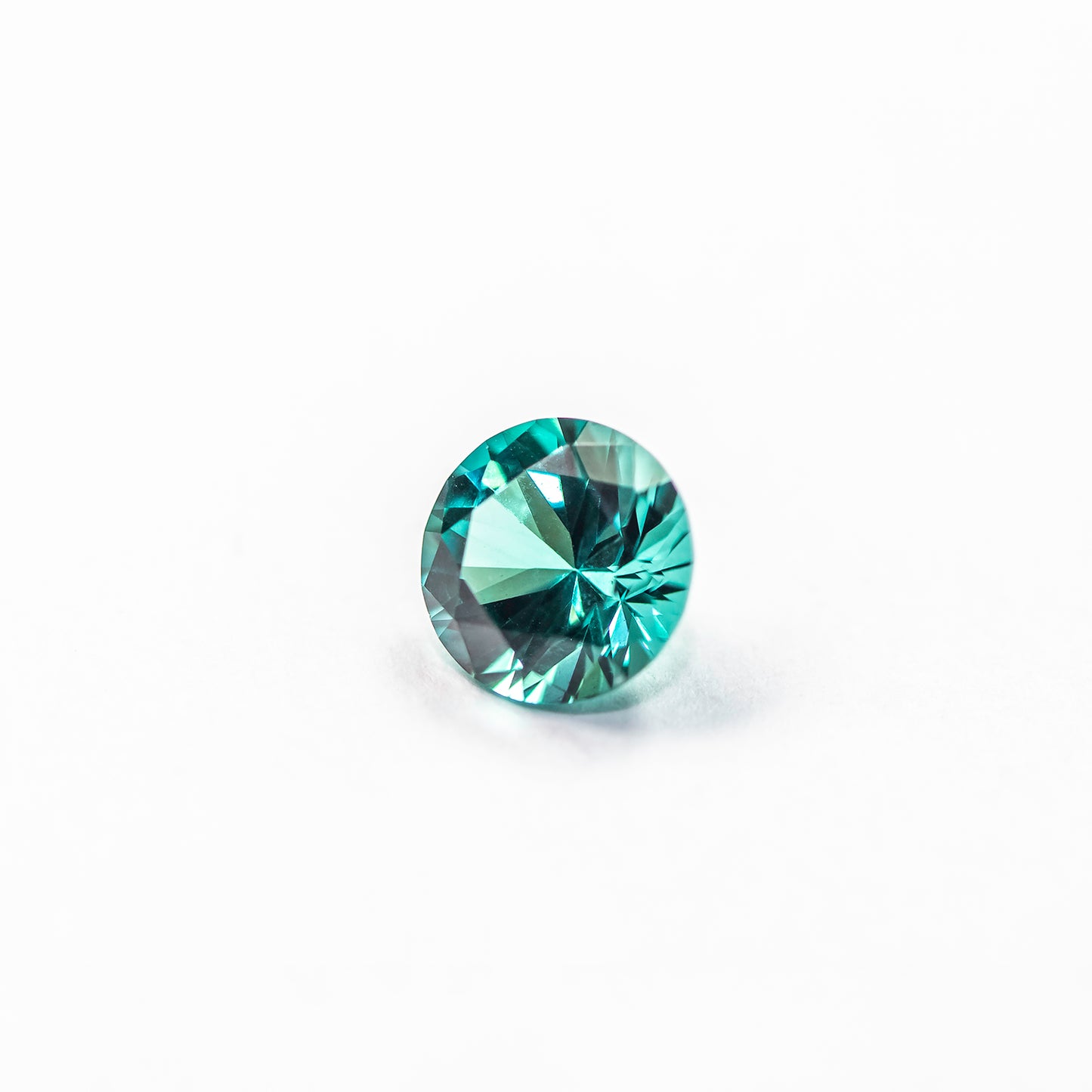 Nanosital #A-75 Tourmaline Paraiba Round 7 mm