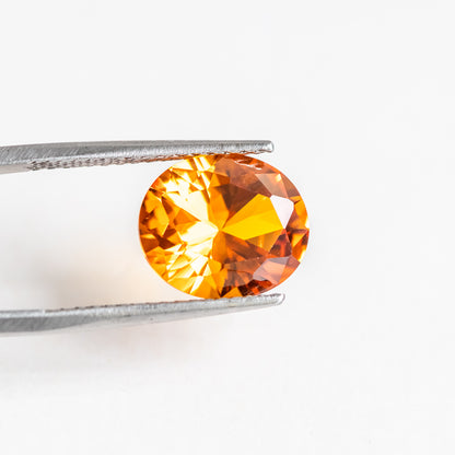 Nanosital #144 Orange Oval 14*12 mm