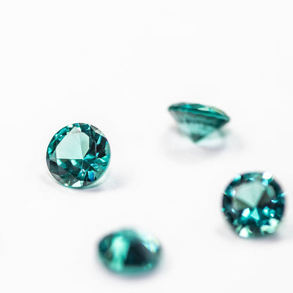 Nanosital #A-75 Tourmaline Paraiba Round 7 mm