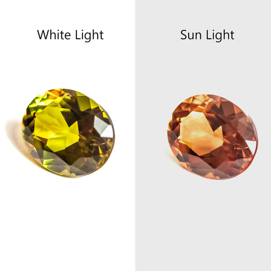 Nanosital #ANZ-1536 Diaspore Zultanite Color Change Oval 12*10 mm, 10*8 mm, 8*6 mm