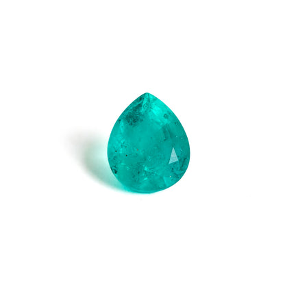 Nanosital #ZP-8 Paraiba with inclusions Pear 17*14 mm