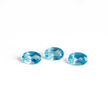 Nanosital #E-224/2 Chalcedony Neon Oval 6*4 mm
