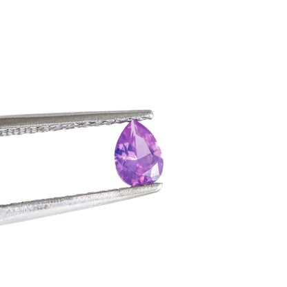 Nanosital #E-181/1 Chalcedony Orchid Cherry Pear 7*5 mm