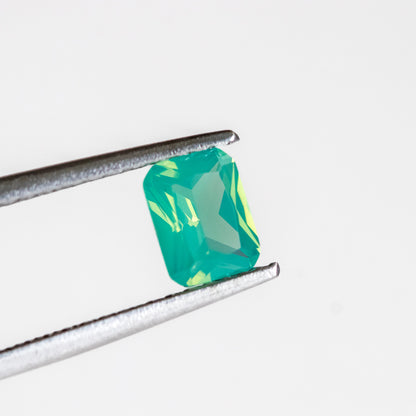 Nanosital #004 Opal Green Octagon  8*6 mm