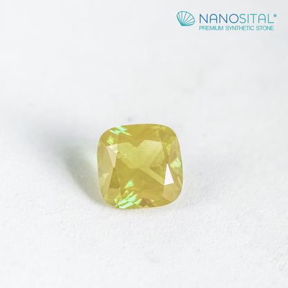 Nanosital #500 Sweet Dreams Honey Yellow Cushion 10*10 mm