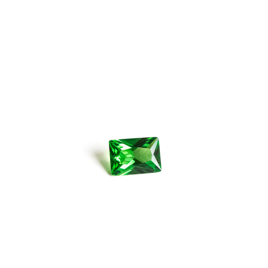 Nanosital #B-1713 Tsavorite Dark Baguette 7*5 mm