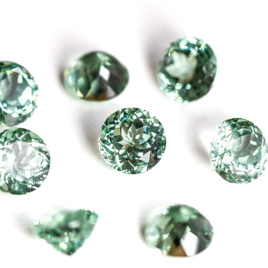 Nanosital #A-2248 Amethyst Green Round 10 mm