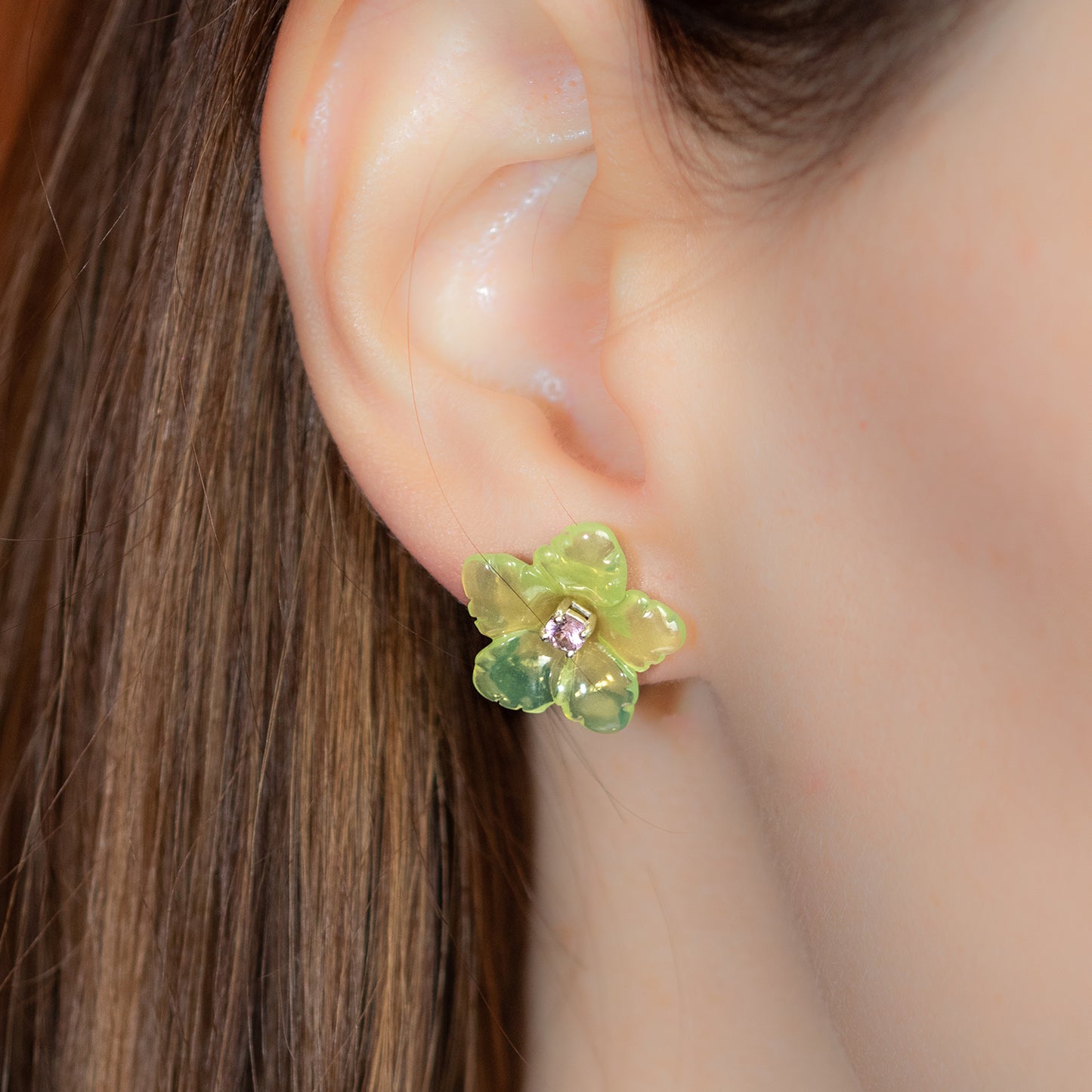 Nanosital Opals Flower Pair, 18 mm