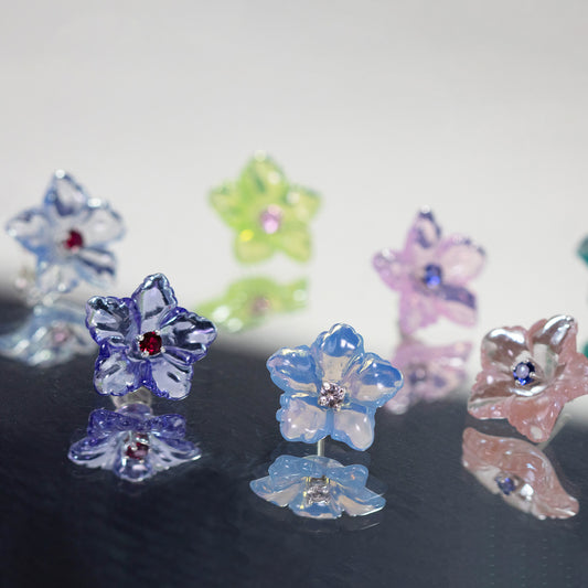 Nanosital Opals Flower Pair, 18 mm