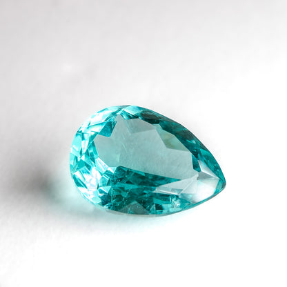Nanosital #Z-108/B  Paraiba with inclusions Pear 16*12 mm