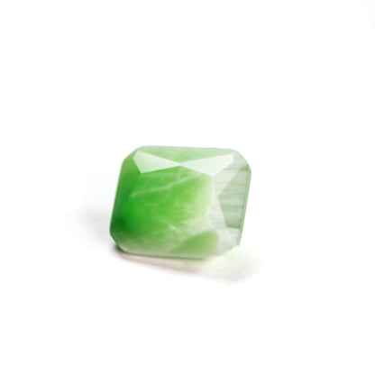 Nanosital #A-2623 Cat's eye Light Green  Octagon 12*10 mm , 8*6 mm
