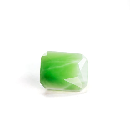 Nanosital #A-2623 Cat's eye Light Green  Octagon 12*10 mm , 8*6 mm