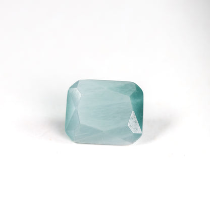 Nanosital #A-8617 Cat's eye Green Octagon 12*10 mm