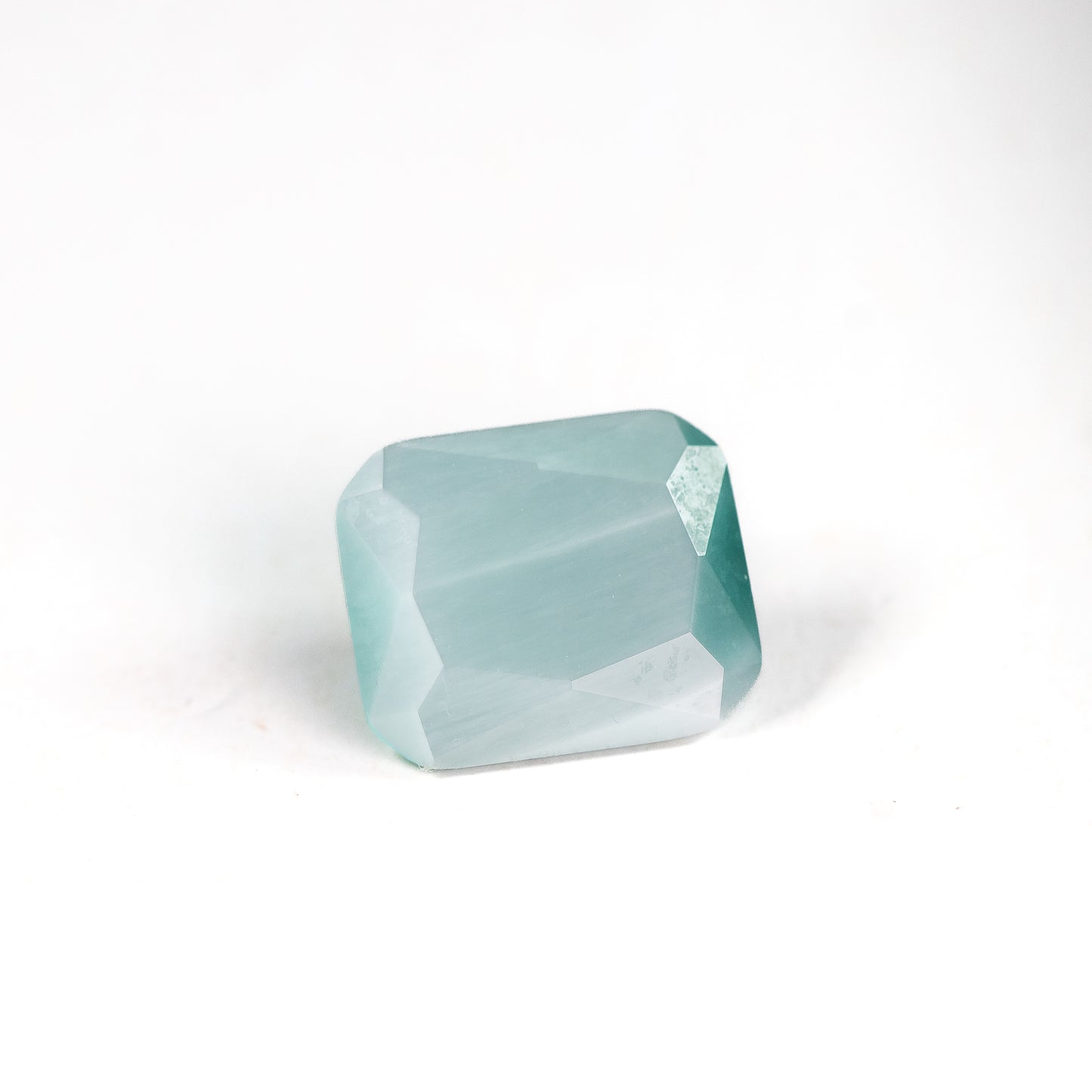 Nanosital #A-8617 Cat's eye Green Octagon 12*10 mm