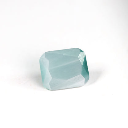 Nanosital #A-8617 Cat's eye Green Octagon 12*10 mm