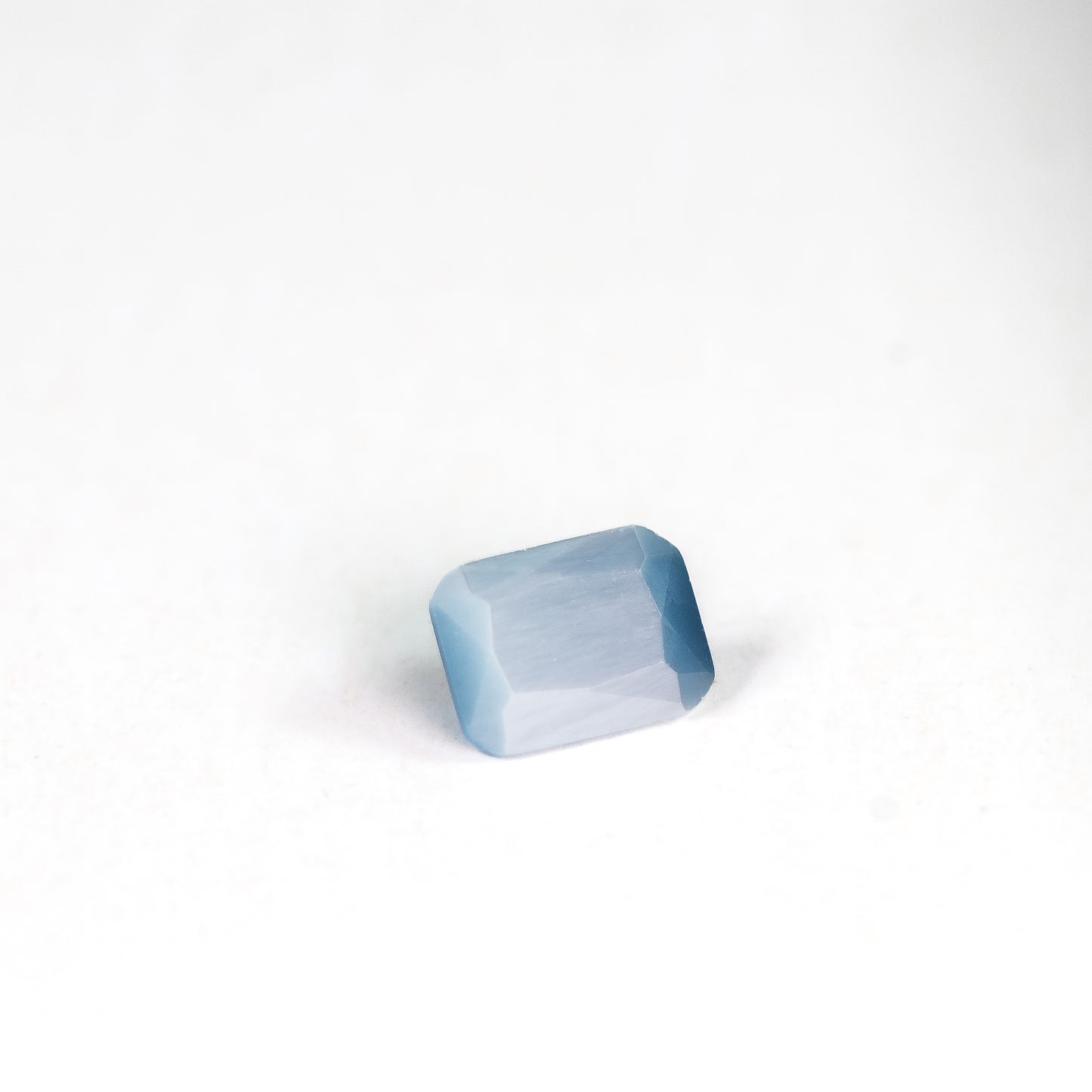 Nanosital #A-8616 Cat's eye  London Blue Octagon 8*6 mm