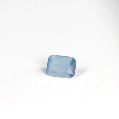 Nanosital #A-8616 Cat's eye  London Blue Octagon 8*6 mm