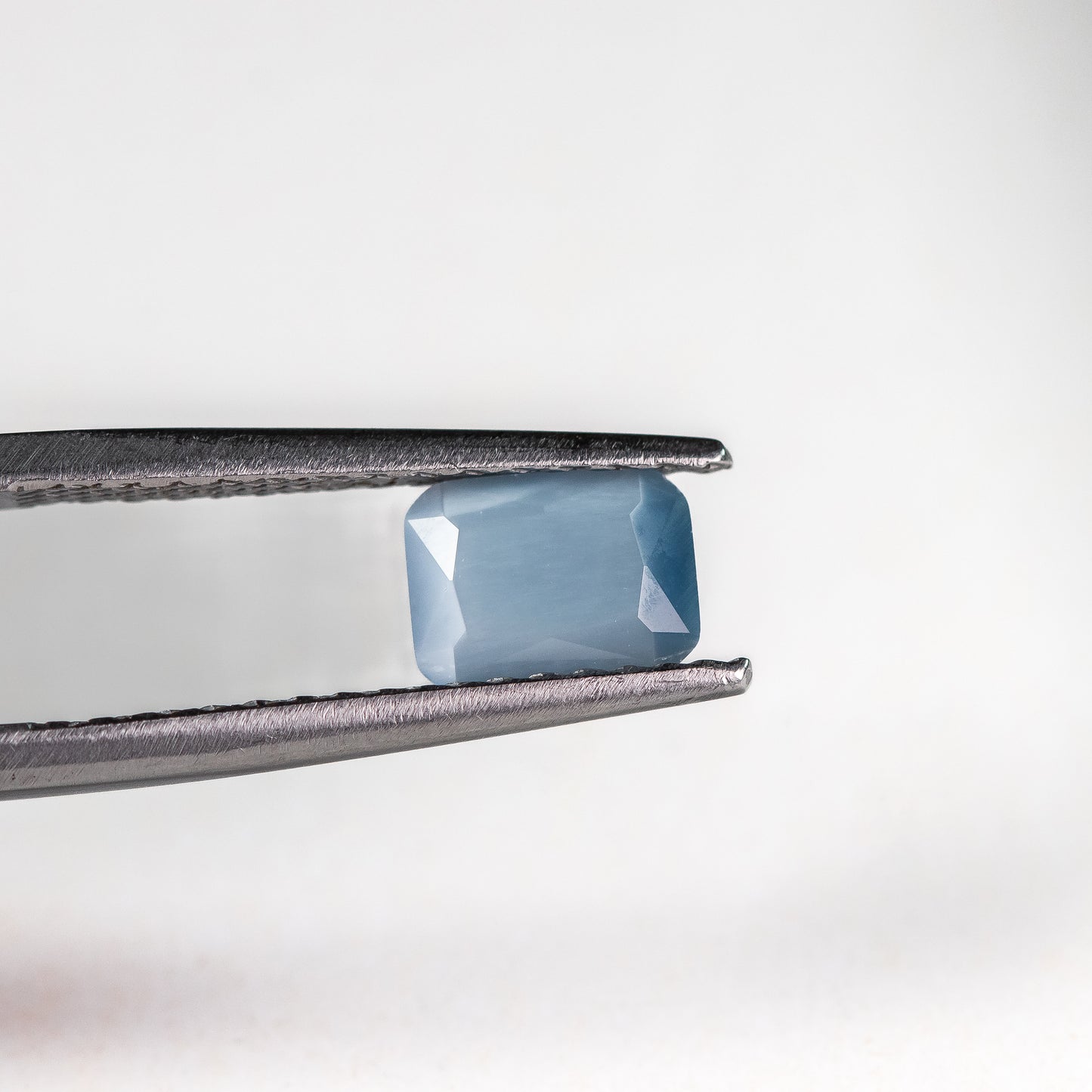 Nanosital #A-8616 Cat's eye  London Blue Octagon 8*6 mm