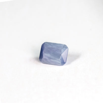 Nanosital #A-8618 Cat's eye Sapphire Blue Octagon 8*6 mm