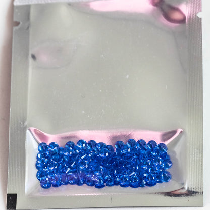 Nanosital Sapphire Blue Medium / Dark Round 3 mm pack 100 pcs, 500 pcs