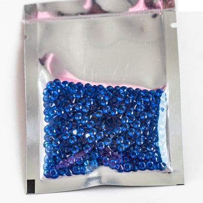 Nanosital Sapphire Blue Medium / Dark Round 3 mm pack 100 pcs, 500 pcs