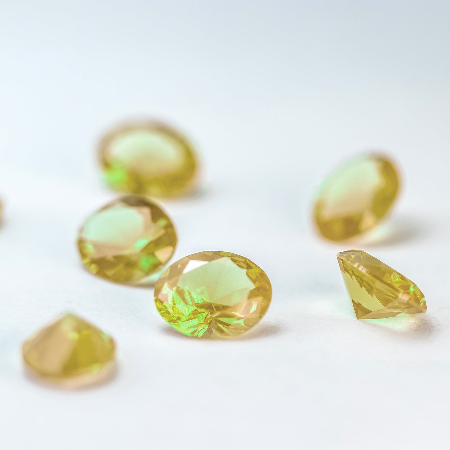 Nanosital #500 Sweet Dreams Honey Yellow Oval 14*12 mm, 10*8 mm, 8*6 mm