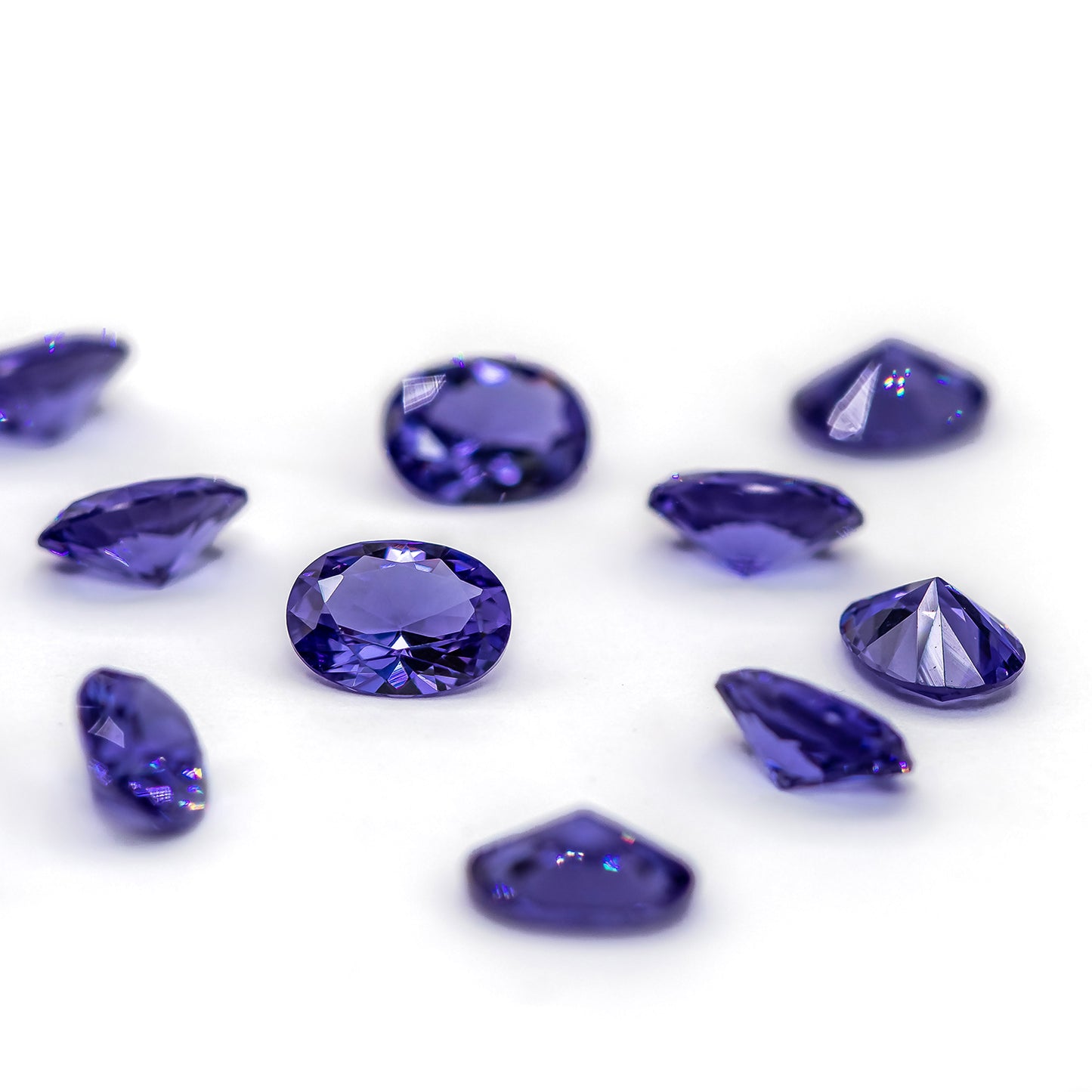 Nanosital #124 Tanzanite Oval 10*8 mm, 8*6 mm