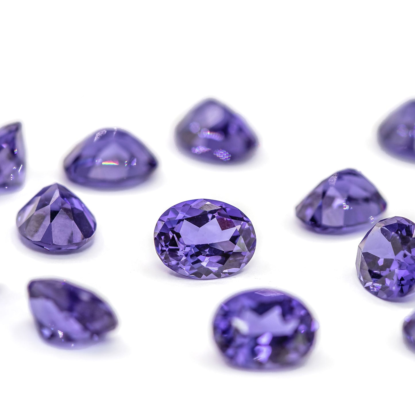 Nanosital #124 Tanzanite Oval 10*8 mm, 8*6 mm