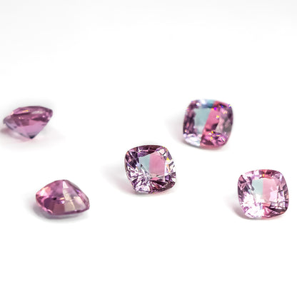 Nanosital Bi-color #A-3674 + #A-108/B Pink-Blue Cushion 8*8 mm