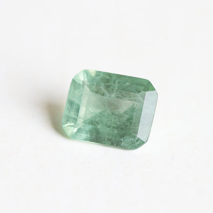 Nanosital #Z-6930 Light Green Beryl with inclusions Octagon 10*8 mm