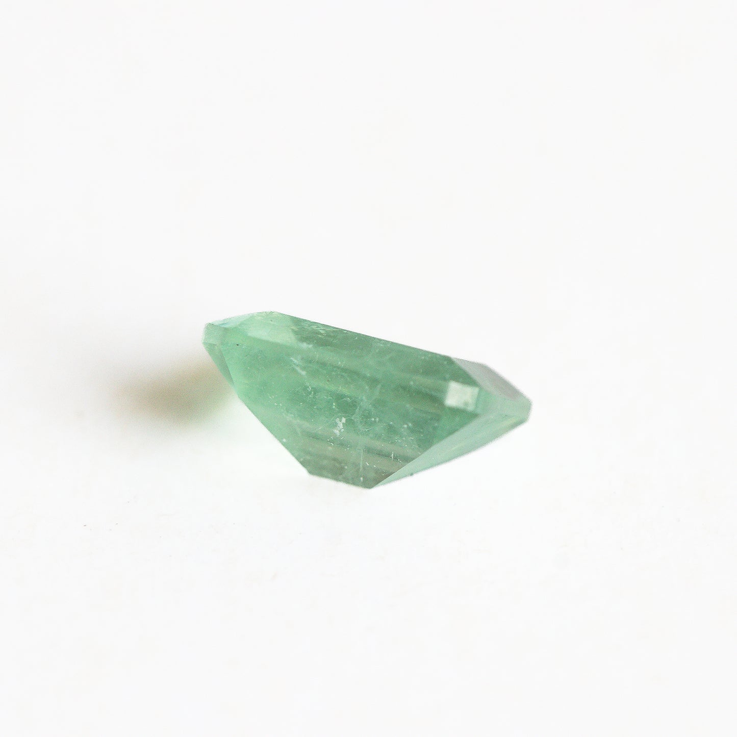 Nanosital #Z-6930 Light Green Beryl with inclusions Octagon 10*8 mm