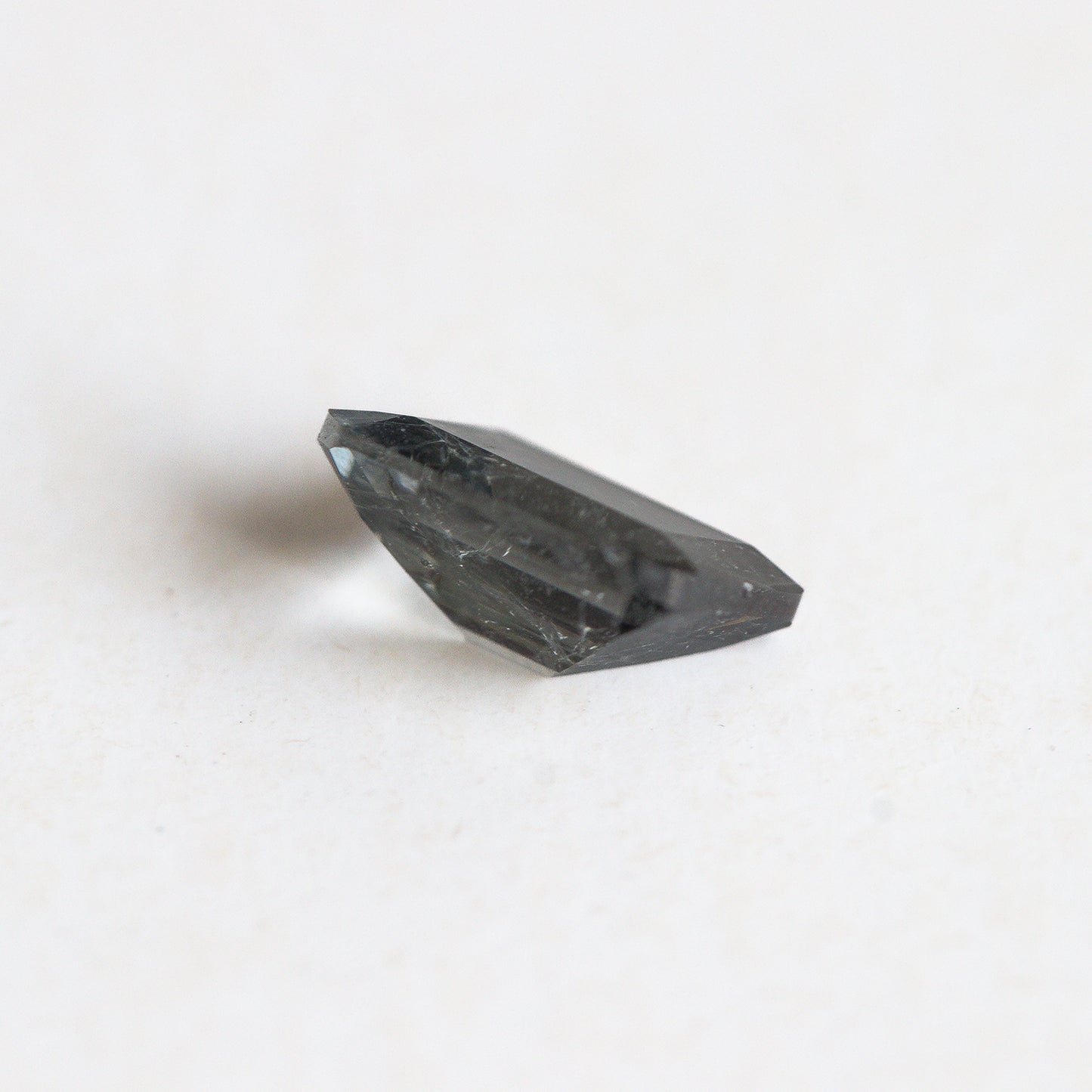 Nanosital #Z-4078 Light Grey with inclusions Octagon 10*8 mm